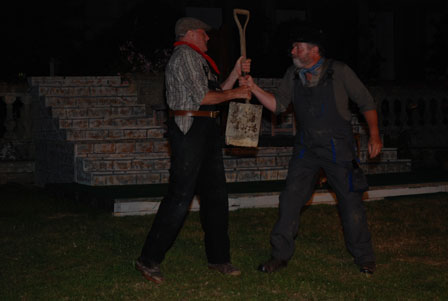 The serious business of making graves